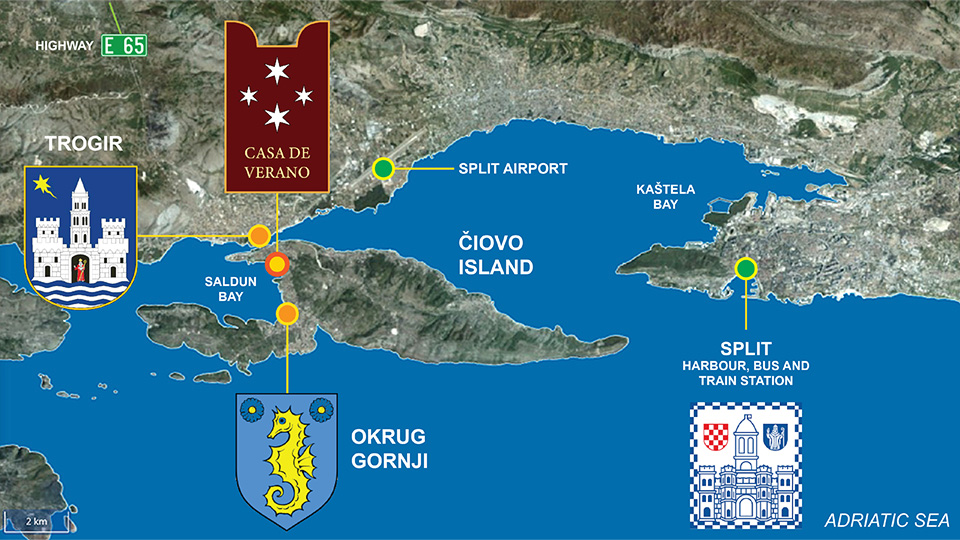 TROGIR AND SURROUNDINGS